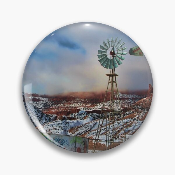 Artikelvorschau, Snowy Windmill - Kayenta, Arizona entworfen und verkauft von mhwarner.