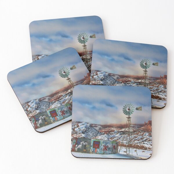 Item preview, Snowy Windmill - Kayenta, Arizona  designed and sold by mhwarner.