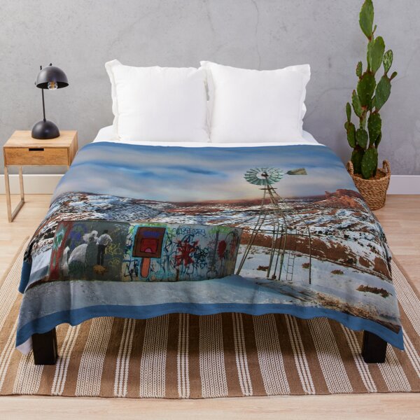Item preview, Snowy Windmill - Kayenta, Arizona designed and sold by mhwarner.