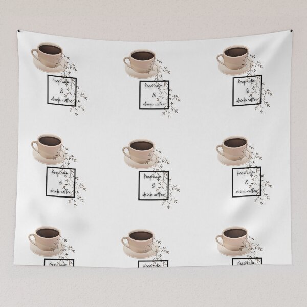 Item preview, Keep calm and drink coffee designed and sold by ByCreativtastic.