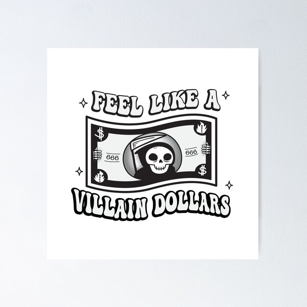Item preview, A Villain Dollars designed and sold by ChonkypurrArt.