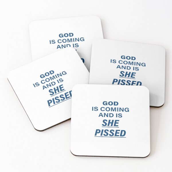 Item preview, God is coming and is she pissed designed and sold by wlwirl.