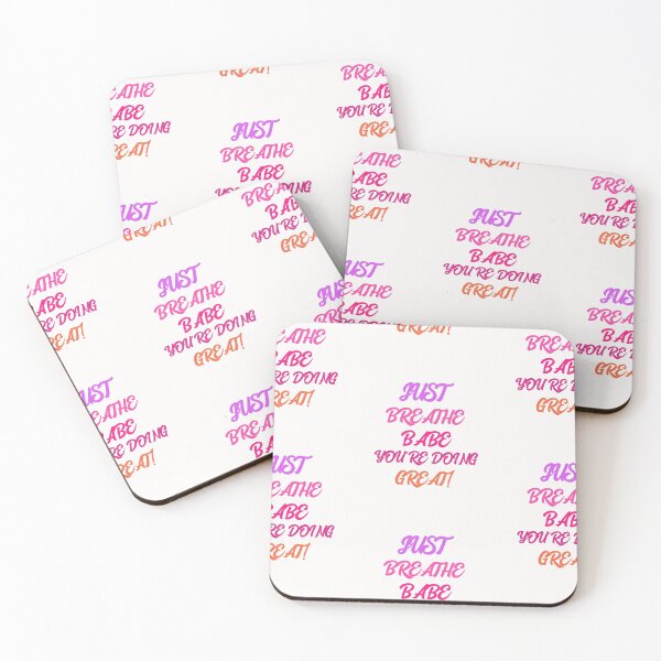 Item preview, Just Breathe Babe You're Doing Great designed and sold by TheUrbanDreamer.