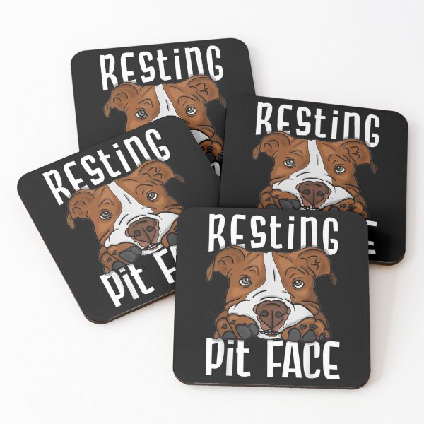 Item preview, Resting Pit Face Pitbull Lover Owner Bully Rescue designed and sold by idabry.