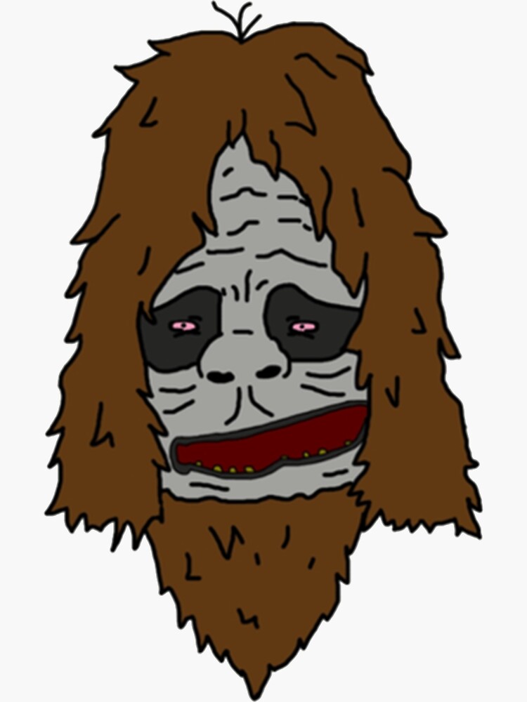 Sassy the sasquatch  Sticker for Sale by SturgesC