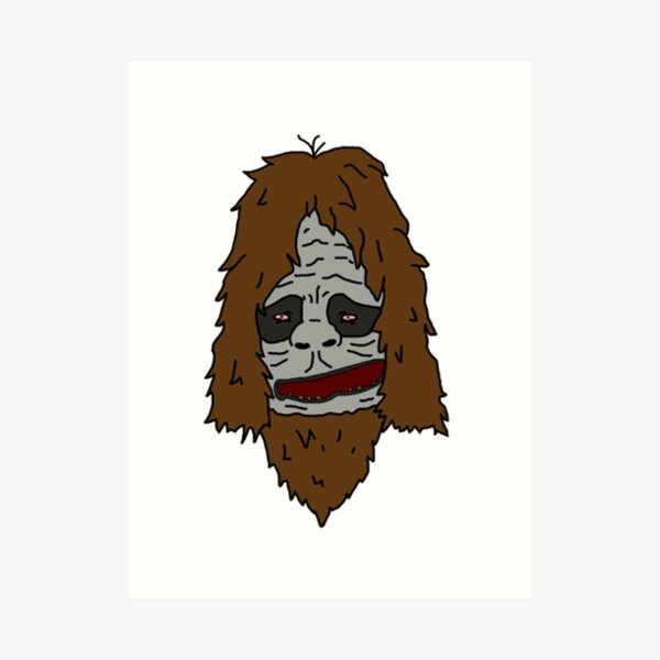 Sassy The Sasquatch Art Prints | Redbubble