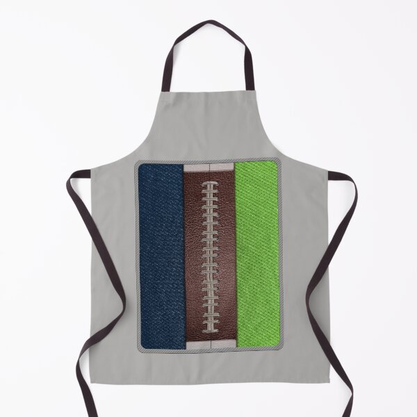 Item preview, Football Navy, Green, and Gray Team Spirit Patch designed and sold by Michele Engling.