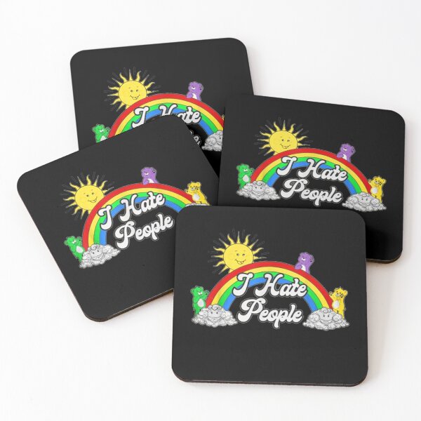 Item preview, I Hate People Rainbow Printed Graphic designed and sold by LochyshiArah.