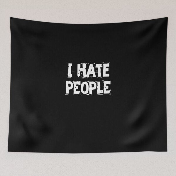 Item preview, I Hate People Funny Antisocial Men and Women designed and sold by LochyshiArah.