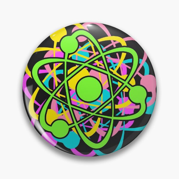 Item preview, Psycho Neon Atom - Neon Explosion designed and sold by Chubuter.