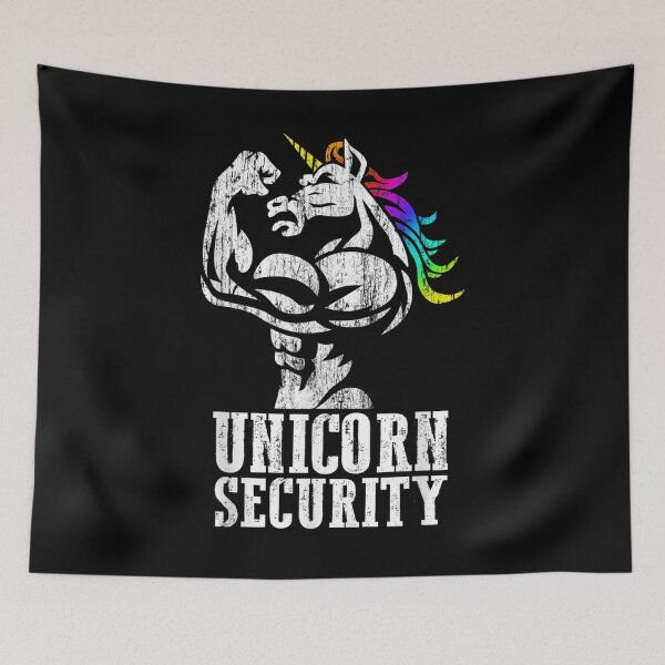 Item preview, Unicorn Security Rainbow Muscle Manly Christmas Gift designed and sold by idabry.