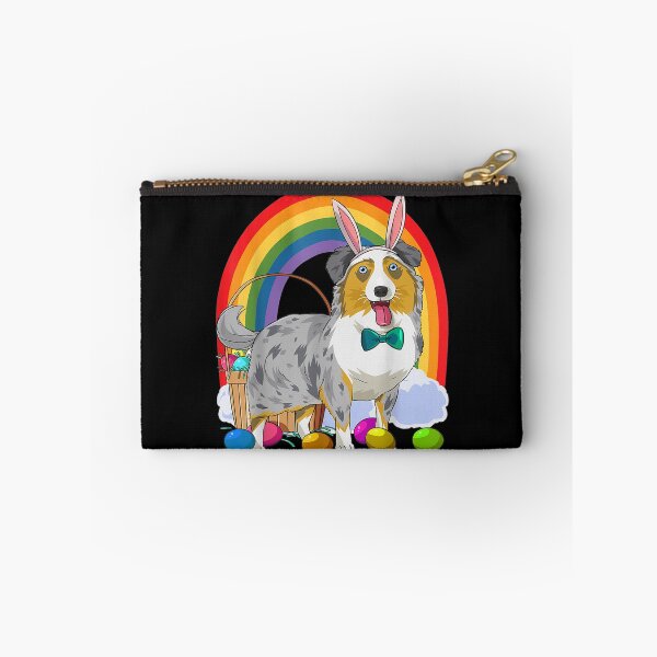 Item preview, Australian Shepherd Easter Eggs Bunny Dog designed and sold by idabry.