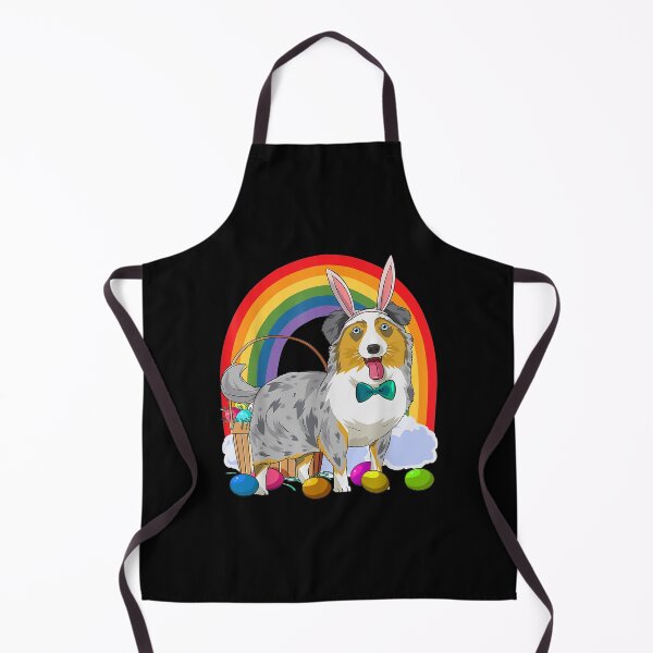 Item preview, Australian Shepherd Easter Eggs Bunny Dog designed and sold by idabry.