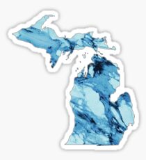 Marble Michigan Sticker