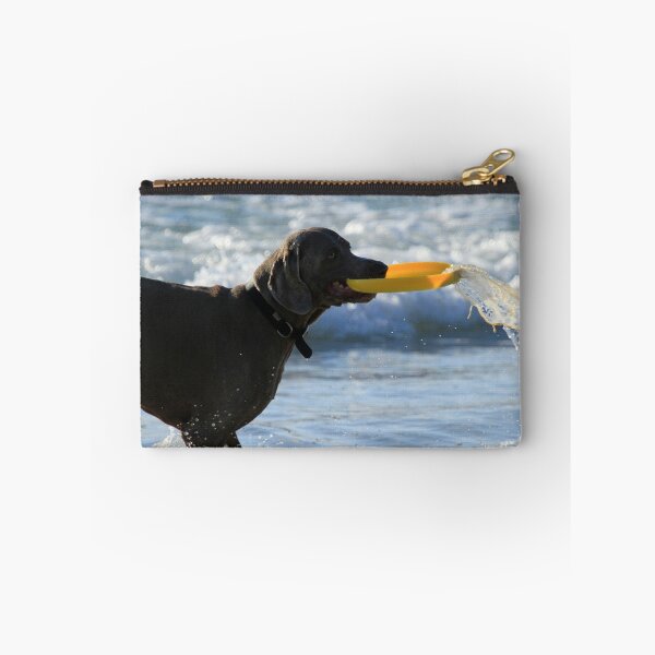 Item preview, Weimaraner With Frisbee designed and sold by Noel Elliot.