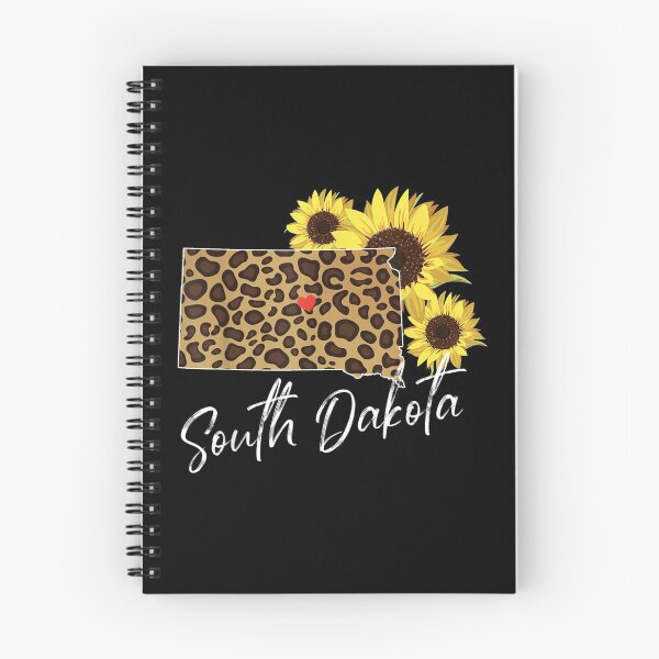 Item preview, South Dakota Sunflower Leopard State Map designed and sold by idabry.