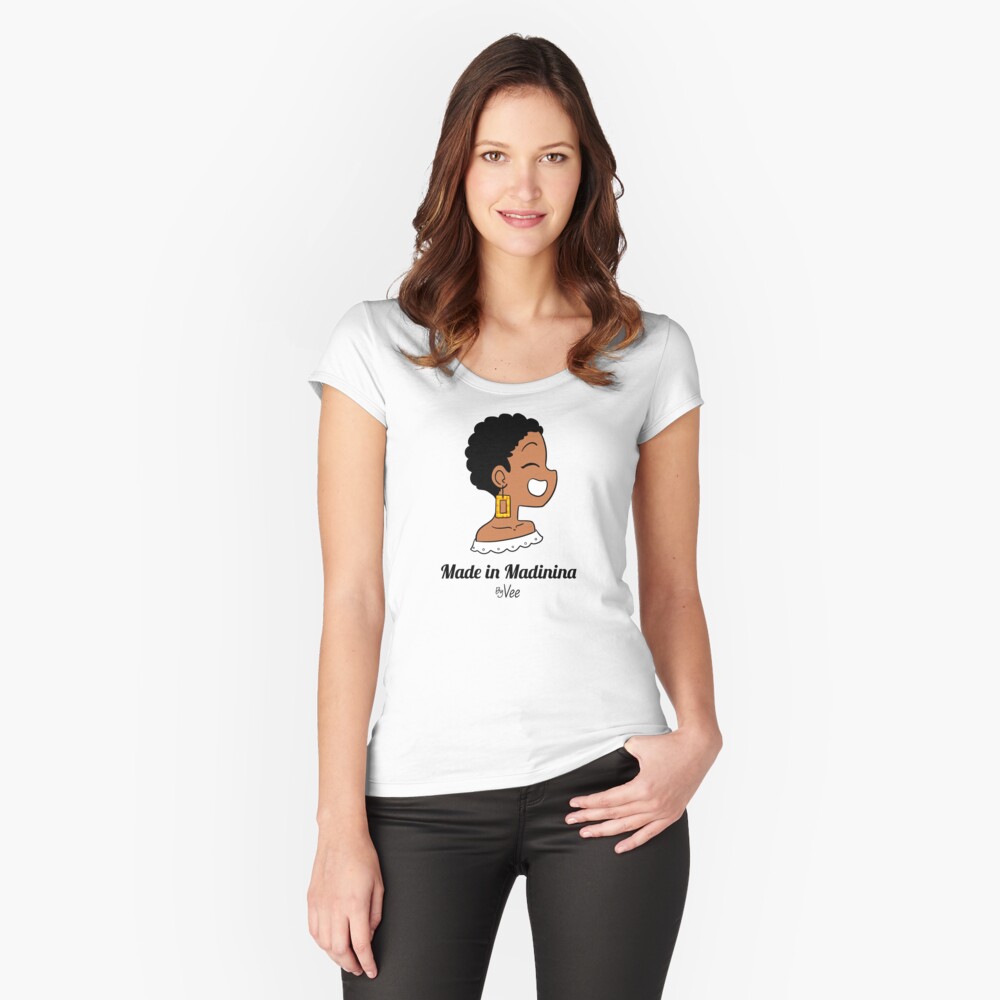 Item preview, Fitted Scoop T-Shirt designed and sold by vee-madinina.