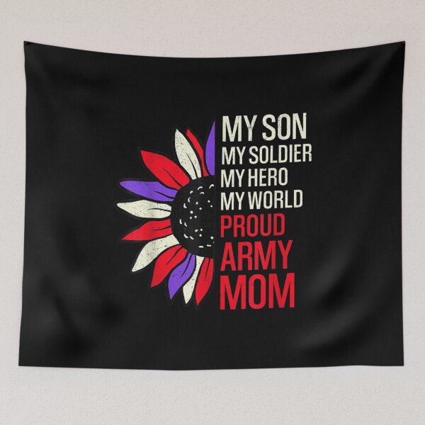 Item preview, Proud Army Mom Vintage Red White And Blue designed and sold by idabry.