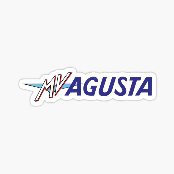 MV AGUSTA left Flag gauche Sticker 