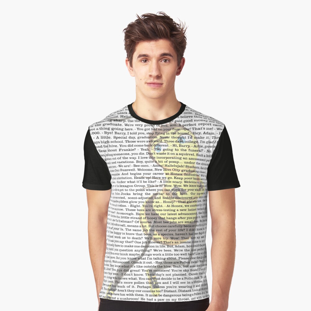 "bee movie script" Tshirt by invoice1990 Redbubble