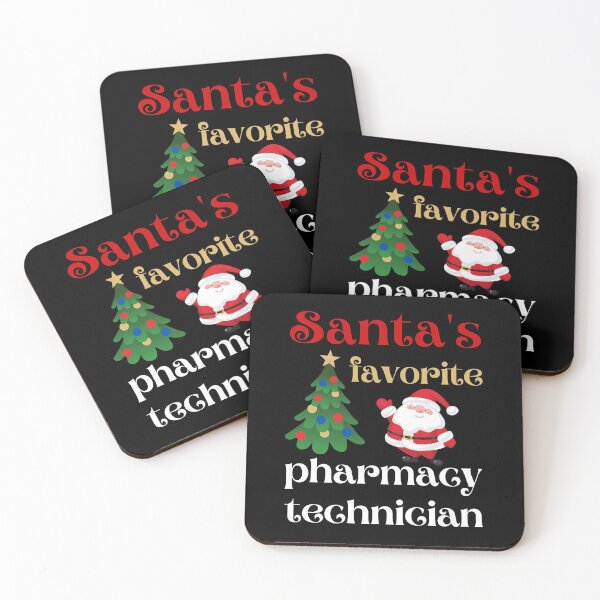 Item preview, santa's favorite pharmacy technician designed and sold by Hey-Nice-Shirt.