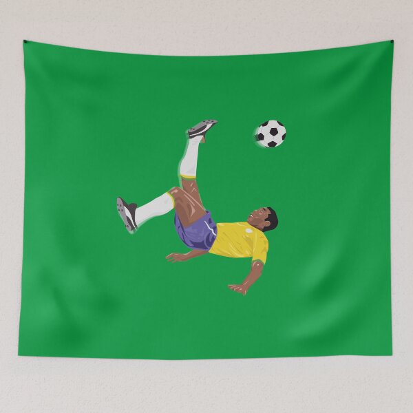 Item preview, Bicycle Kick - PELE - SOCCER FOOTBALL - BRAZIL - NO TEXT designed and sold by AMGraphicStudio.