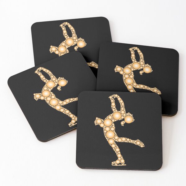 Item preview, Ice Skater Girl Golden Polka Dots | International Dot Day  designed and sold by GravitiTees.