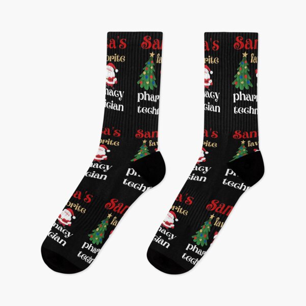 Item preview, santa's favorite pharmacy technician designed and sold by Hey-Nice-Shirt.
