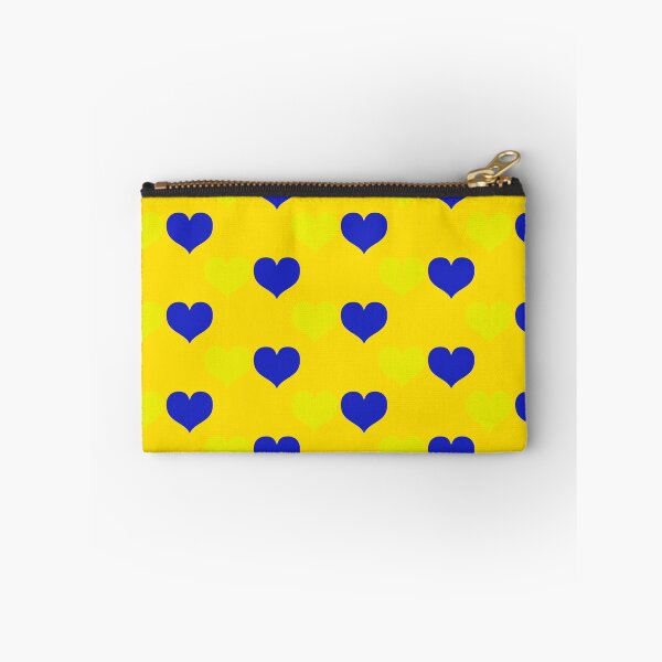 Item preview, Down Syndrome Blue And Yellow Awareness Hearts Yellow Background designed and sold by KTCreativeSide.
