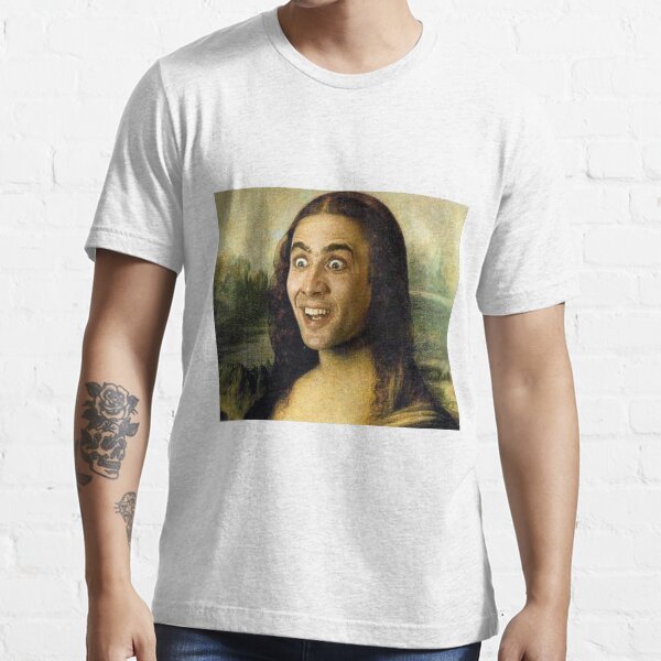 Nicolas Cage - Mona Lisa T-shirt essentiel