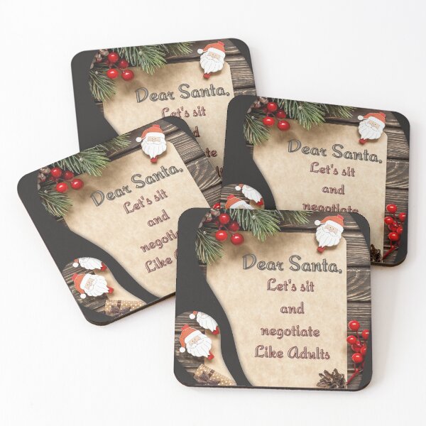 Item preview, Dear Santa, Let's Negotiate designed and sold by YuviMK.