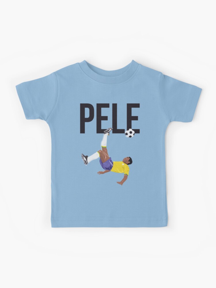 Bicycle Kick - Pele - SOCCER FOOTBALL - BRAZIL - BLACK TEXT' Kids T-Shirt  for Sale by AMGraphic Studio