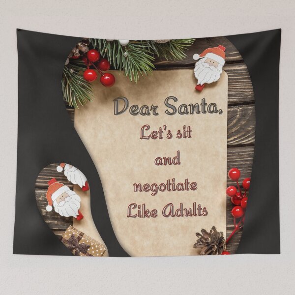 Item preview, Dear Santa, Let's Negotiate designed and sold by YuviMK.