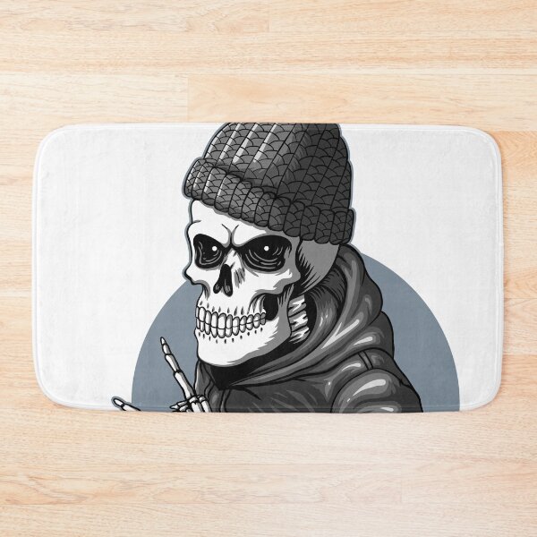 Item preview, Beautiful fun skull with beanie designed and sold by Fashion-vintage.