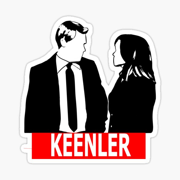 Keen and Ressler best scenes, the blacklist #keenler drawing Sticker