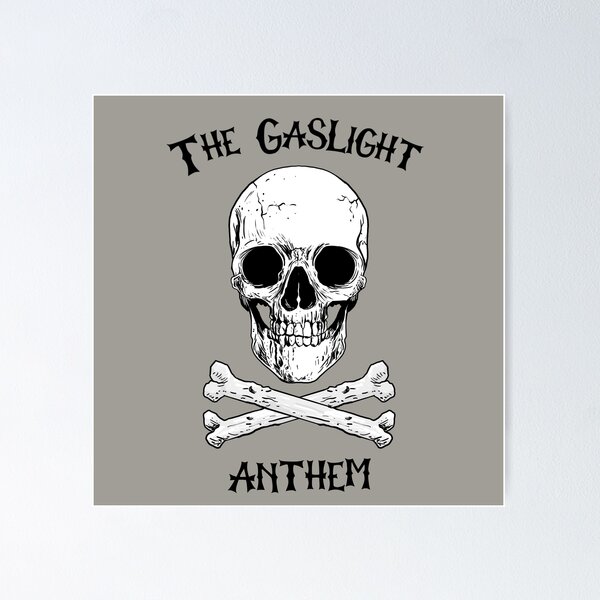 Gaslight anthem skull t shirt best sale