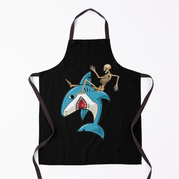 Item preview, Skeleton Riding Smiling Shark Funny Halloween Gift Idea designed and sold by DKA-2ndBoy.