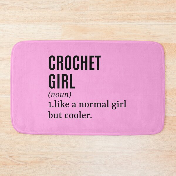 Item preview, Crochet Girl - Crocheter Funny Quote designed and sold by MountainD.