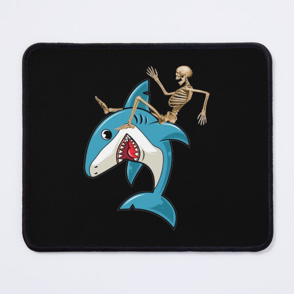 Item preview, Skeleton Riding Smiling Shark Funny Halloween Gift Idea designed and sold by DKA-2ndBoy.