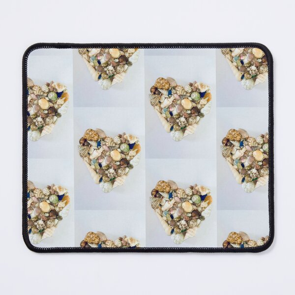 Item preview, Beach love: Shell and sea glass heart designed and sold by C-L-Cs.
