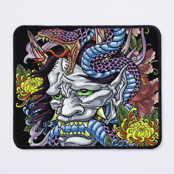 Item preview, Tattoo Devil & Snake D01 designed and sold by HexOne.