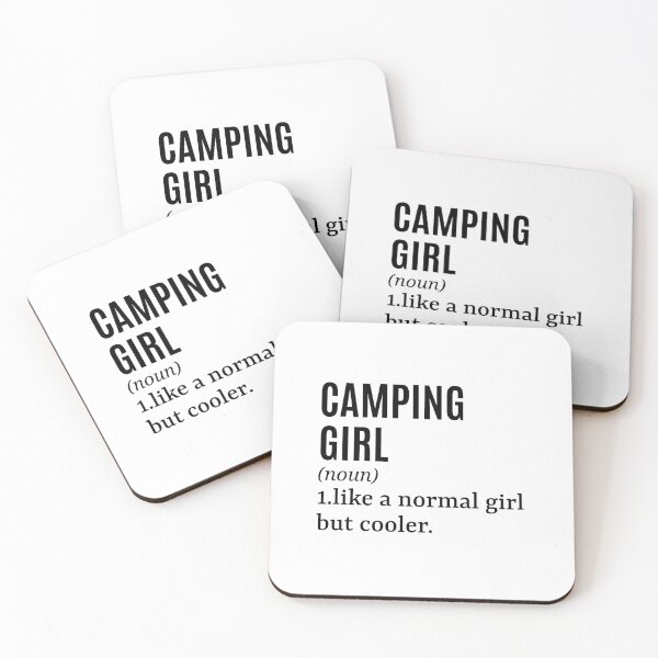 Item preview, Camping Girl - Camper Funny Quote designed and sold by MountainD.