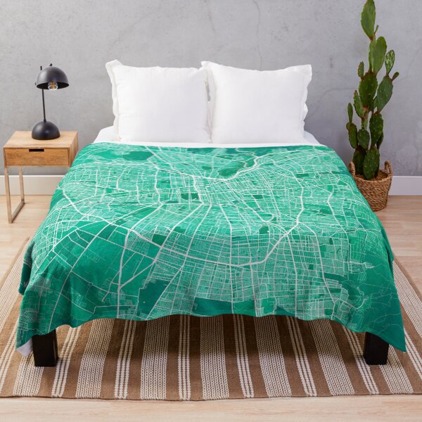 Item preview, Santiago City Map of Chile - Watercolor designed and sold by deMAP.