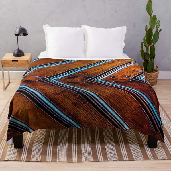 Item preview, Abstract Orange Stripes Pattern Bed Sheet or Frock Design designed and sold by PodiShawna.