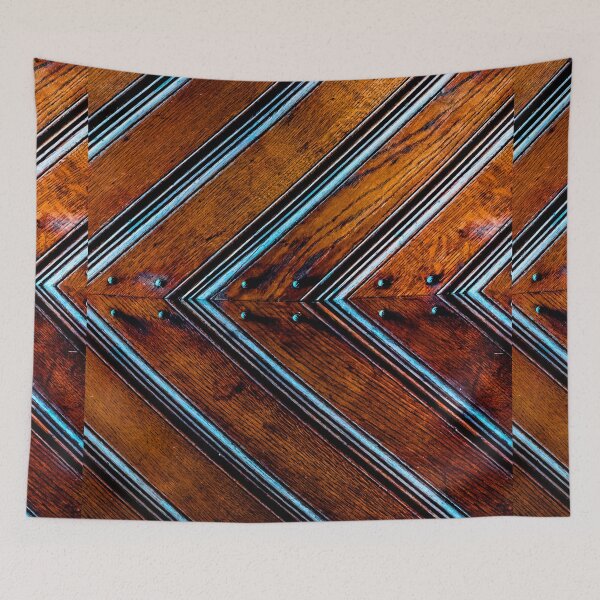 Item preview, Abstract Orange Stripes Pattern Bed Sheet or Frock Design designed and sold by PodiShawna.