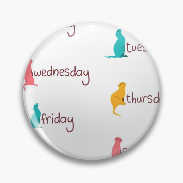 Item preview, Bullet journal - days of the week│meerkat designed and sold by scribbli.
