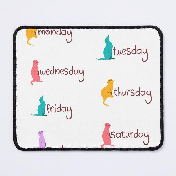 Item preview, Bullet journal - days of the week│meerkat designed and sold by scribbli.