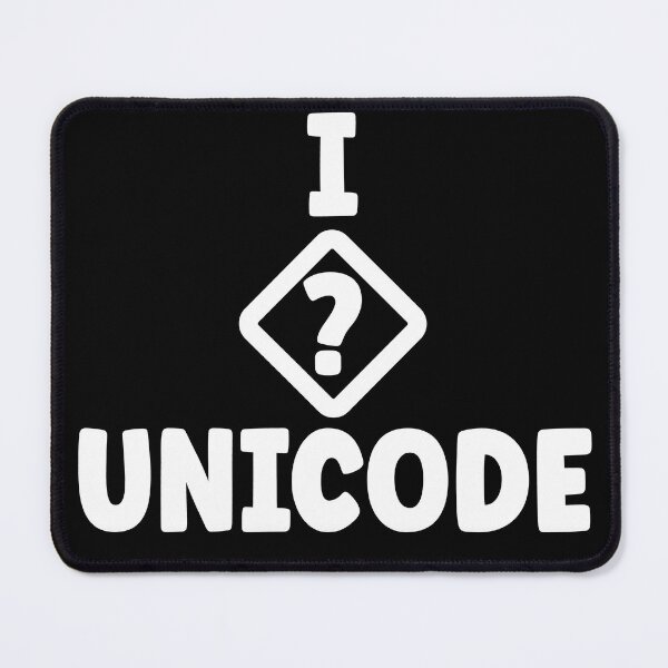Item preview, I love Unicode Funny Programmer Gift designed and sold by zenpatterns.