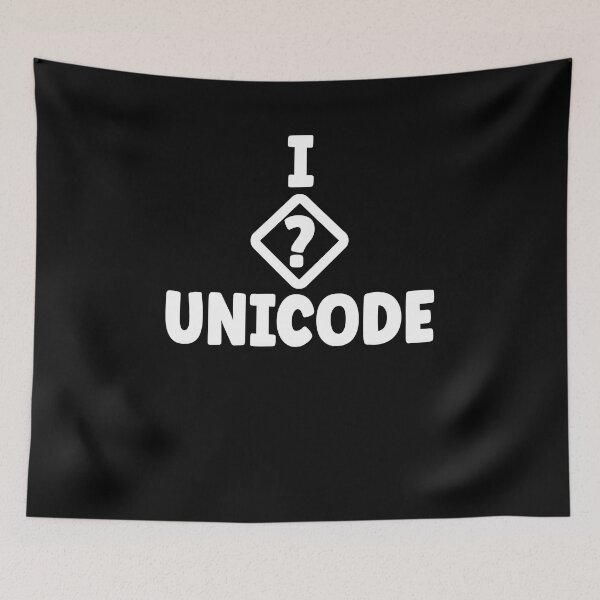 Item preview, I love Unicode Funny Programmer Gift designed and sold by zenpatterns.