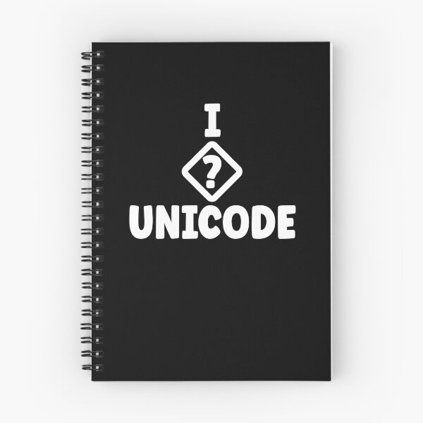 Item preview, I love Unicode Funny Programmer Gift designed and sold by zenpatterns.